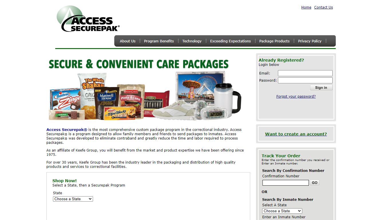 Santa Barbara County Package Program - CA - Access Securepak